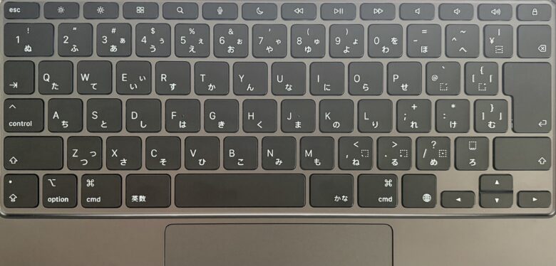 mac配列&日本語配列のキーボード